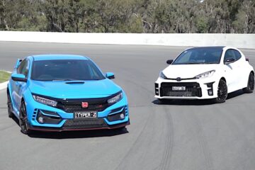 Toyota GR Yaris vs Honda Civic Type R 2021 Comparison Test - Auto Finance Australia