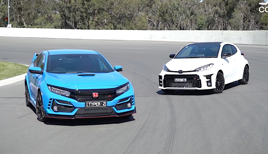 Toyota GR Yaris vs Honda Civic Type R 2021 Comparison Test - Auto Finance Australia